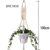 Handmade macrame plant hanger flower/pot.