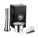 ICafilasSVIP Link Capsule For Nespresso Reutilisable Inox Refillable Capsule.