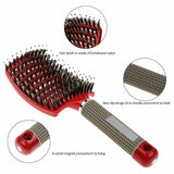 Detangler Bristle Nylon Hairbrush.