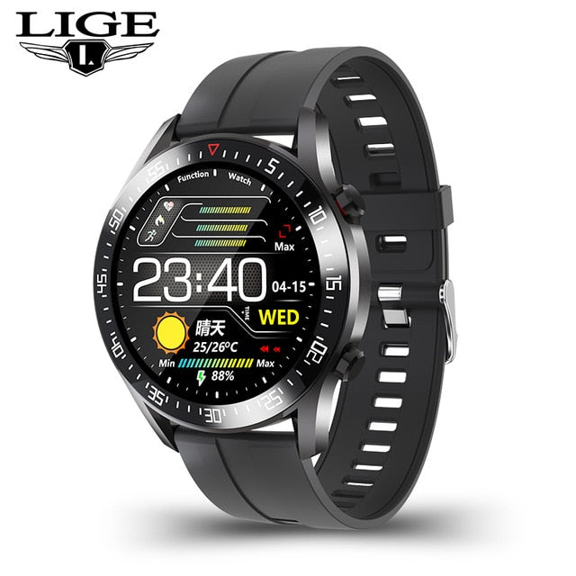 LIGE 2020 fashion Full circle touch screen.