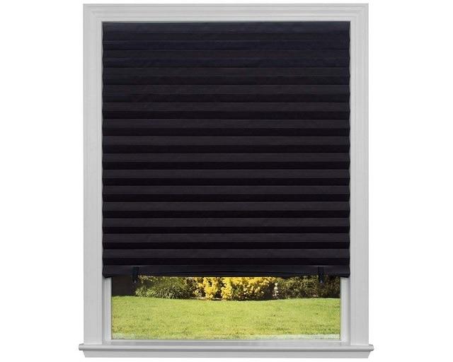 Self Adhesive Pleated Windows Blinds/Curtains.