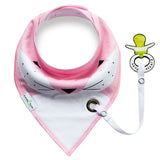 Saliva Towel Baberos Bebes Baby Bibs & Anti drop Rope Super Absorbent.