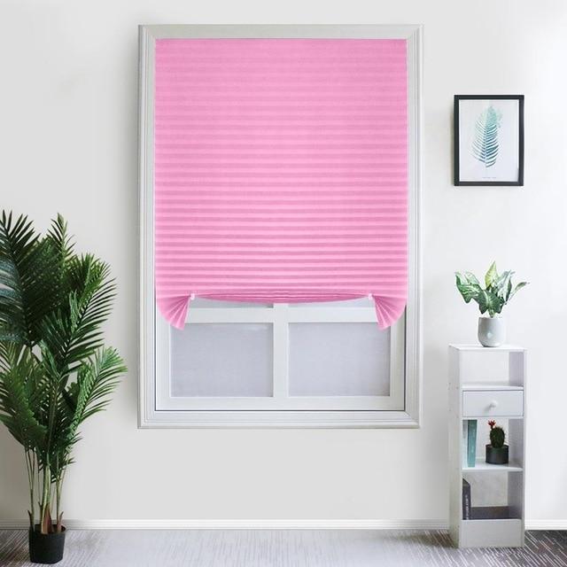 Self Adhesive Pleated Windows Blinds/Curtains.